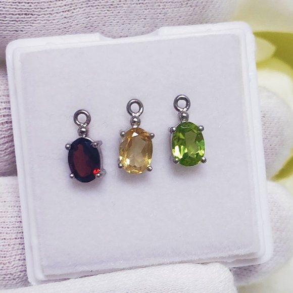 Precious Stones For Jewelry maker Garnet Citrine Peridot $20 each - Picture 1 of 4
